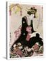 The Madonna of the Paper Stork-Kitagawa Utamaro-Stretched Canvas