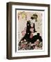 The Madonna of the Paper Stork-Kitagawa Utamaro-Framed Premium Giclee Print