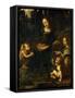 The Madonna of the Rocks-Leonardo da Vinci-Framed Stretched Canvas