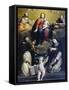 The Madonna of the Rosary with SS Dominic, Catherine, Mary Magdalene, and Joseph, 1732-Luigi Crespi-Framed Stretched Canvas