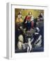 The Madonna of the Rosary with SS Dominic, Catherine, Mary Magdalene, and Joseph, 1732-Luigi Crespi-Framed Giclee Print