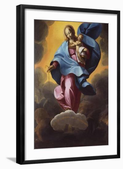 The Madonna of the Rosary-Carlo Francesco Novoloni (Follower of)-Framed Giclee Print