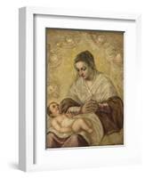 The Madonna of the Stars, c.1550-90-Jacopo Robusti Tintoretto-Framed Giclee Print