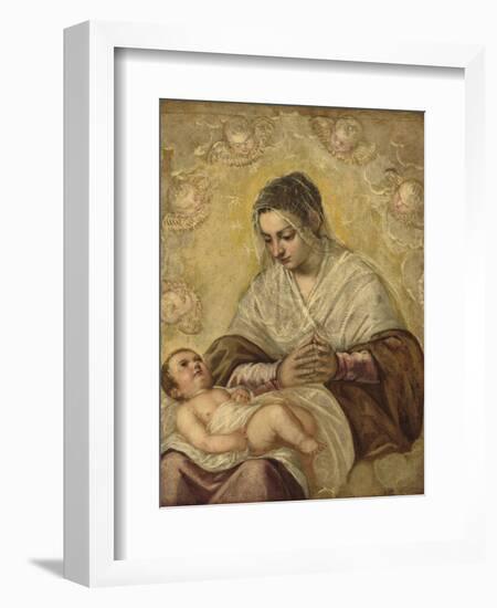 The Madonna of the Stars, c.1550-90-Jacopo Robusti Tintoretto-Framed Giclee Print