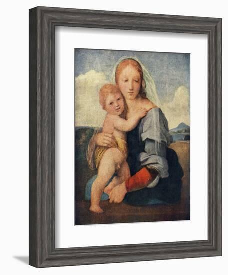 'The Madonna of the Tower', 1509-1511, (c1912)-Raphael-Framed Giclee Print