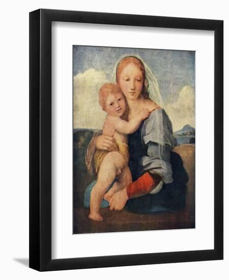 'The Madonna of the Tower', 1509-1511, (c1912)-Raphael-Framed Giclee Print