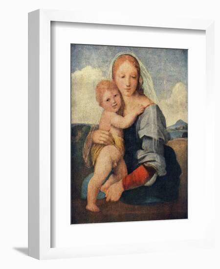 'The Madonna of the Tower', 1509-1511, (c1912)-Raphael-Framed Giclee Print