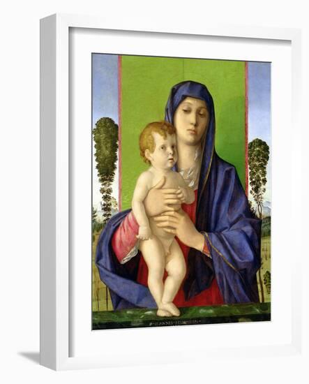 The Madonna of the Trees, 1487-Giovanni Bellini-Framed Giclee Print