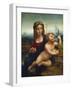 The Madonna of the Yarnwinder-Leonardo de Vinci (Follower of)-Framed Giclee Print