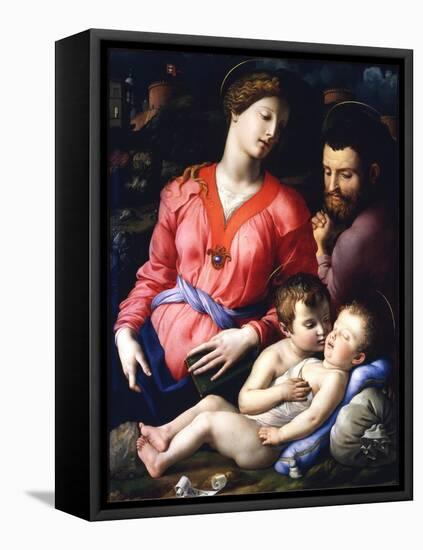 The Madonna Panciatichi-Agnolo Bronzino-Framed Stretched Canvas
