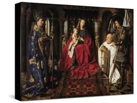 The Madonna with Canon Van Der Paele, 1436-Jan van Eyck-Stretched Canvas