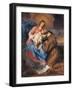 The Madonna with Child and St Anthony of Padua-Sir Anthony Van Dyck-Framed Giclee Print