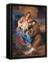 The Madonna with Child and St Anthony of Padua-Sir Anthony Van Dyck-Framed Stretched Canvas