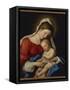 The Madonna with Sleeping Christ Child-Il Sassoferrato-Framed Stretched Canvas