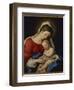 The Madonna with Sleeping Christ Child-Il Sassoferrato-Framed Giclee Print