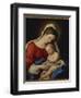 The Madonna with Sleeping Christ Child-Il Sassoferrato-Framed Giclee Print