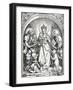 The Madonna with the Carthusian Friars, St John the Baptist and St Bruno, 1515-Albrecht Dürer-Framed Giclee Print