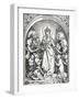 The Madonna with the Carthusian Friars, St John the Baptist and St Bruno, 1515-Albrecht Dürer-Framed Giclee Print