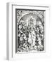 The Madonna with the Carthusian Friars, St John the Baptist and St Bruno, 1515-Albrecht Dürer-Framed Giclee Print