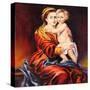 The Madonna With The Child, Drawn By Oil On A Canvas-balaikin2009-Stretched Canvas