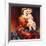 The Madonna With The Child, Drawn By Oil On A Canvas-balaikin2009-Framed Art Print