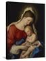 The Madonna with the Sleeping Christ Child-Giovanni Battista Salvi da Sassoferrato-Stretched Canvas