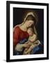 The Madonna with the Sleeping Christ Child-Giovanni Battista Salvi da Sassoferrato-Framed Giclee Print