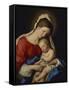 The Madonna with the Sleeping Christ Child-Giovanni Battista Salvi da Sassoferrato-Framed Stretched Canvas