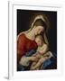 The Madonna with the Sleeping Christ Child-Giovanni Battista Salvi da Sassoferrato-Framed Giclee Print