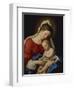 The Madonna with the Sleeping Christ Child-Giovanni Battista Salvi da Sassoferrato-Framed Giclee Print