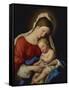 The Madonna with the Sleeping Christ Child-Giovanni Battista Salvi da Sassoferrato-Framed Stretched Canvas