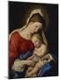 The Madonna with the Sleeping Christ Child-Giovanni Battista Salvi da Sassoferrato-Mounted Giclee Print