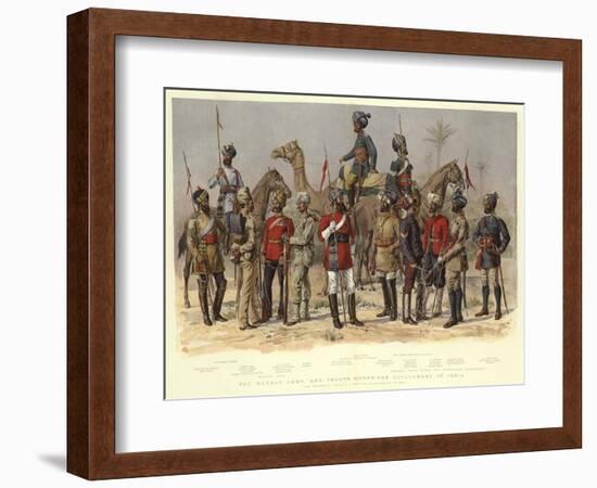 The Madras Army, and Troops under the Government of India-Alfred Crowdy Lovett-Framed Giclee Print