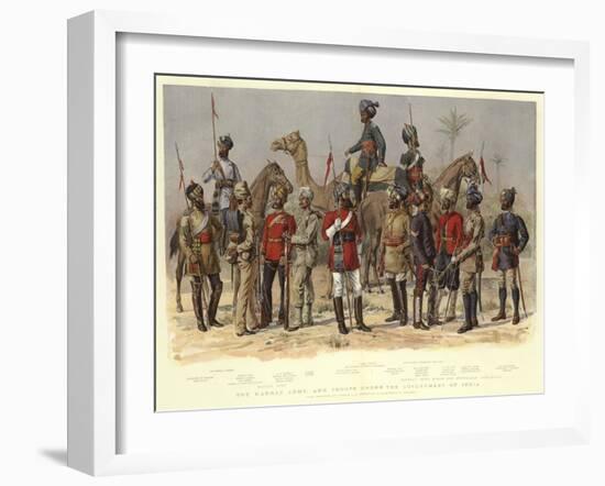 The Madras Army, and Troops under the Government of India-Alfred Crowdy Lovett-Framed Giclee Print