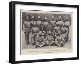 The Madras Sappers and Miners Who Were Inspected by the Queen on 19 September-null-Framed Giclee Print