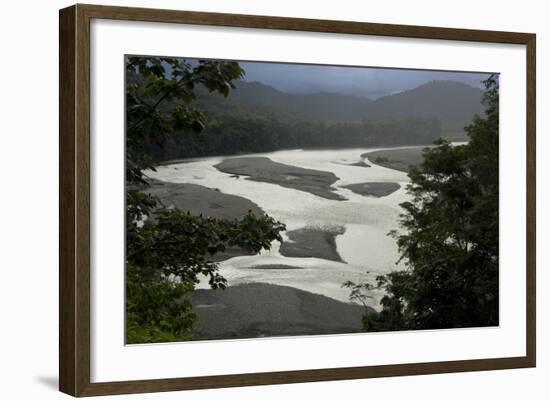 The Madre De Dios River, Peru, South America-Peter Groenendijk-Framed Photographic Print