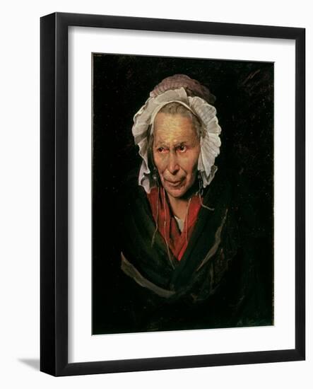 The Madwoman or the Obsession of Envy, 1819-22-Théodore Géricault-Framed Giclee Print