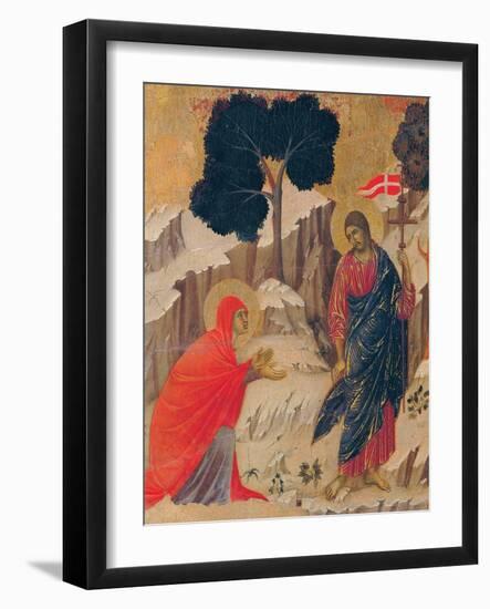 The Maestà, Front, by Duccio Di Buoninsegna, 1308 - 1311, 14th Century, Tempera on Panel-Duccio Di buoninsegna-Framed Giclee Print