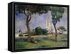 The Magazine, La Rochelle-Pierre-Auguste Renoir-Framed Stretched Canvas