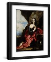 The Magdalen at Prayer-Jusepe de Ribera-Framed Giclee Print