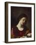 The Magdalen Contemplating the Nails of the Passion-Guercino (Giovanni Francesco Barbieri)-Framed Giclee Print