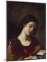 The Magdalen Contemplating the Nails of the Passion-Guercino (Giovanni Francesco Barbieri)-Mounted Giclee Print