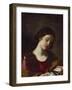 The Magdalen Contemplating the Nails of the Passion-Guercino (Giovanni Francesco Barbieri)-Framed Giclee Print