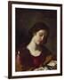 The Magdalen Contemplating the Nails of the Passion-Guercino (Giovanni Francesco Barbieri)-Framed Giclee Print