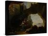 The Magdalen in a Cave, C.1650-Johannes Lingelbach-Stretched Canvas