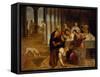 The Magdalen in Penitence-Jacopo Robusti Tintoretto-Framed Stretched Canvas