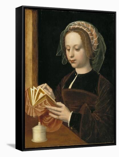 The Magdalen Reading, c.1530-50-Ambrosius Benson-Framed Stretched Canvas