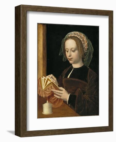 The Magdalen Reading, c.1530-50-Ambrosius Benson-Framed Giclee Print