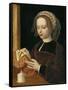 The Magdalen Reading, c.1530-50-Ambrosius Benson-Framed Stretched Canvas