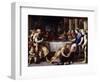 The Magdalen washing Christ's Feet in the House of Simon-Giordano Luca-Framed Premium Giclee Print